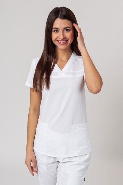 Lekárska dámska blúza Dickies Balance V-neck Top biela-1