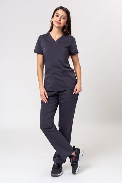 Lekárska dámska súprava Dickies Balance (blúza V-neck, spodná Mid Rise) šedá-1