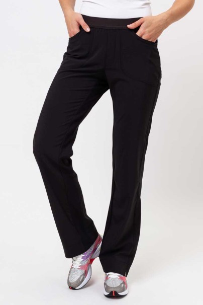 Dámske lekárske nohavice Cherokee Infinity Slim Pull-on čierne-1