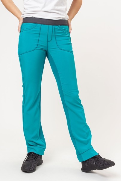 Dámske lekárske nohavice Cherokee Infinity Slim Pull-on morsky modré-1