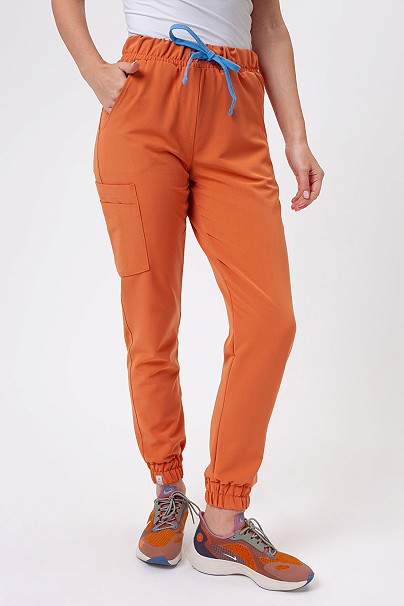 Dámske lekárske nohavice Sunrise Uniforms Premium Vibe jogger caramel