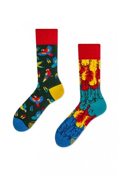Farebné ponožky Paradise Parrot - Many Mornings-1