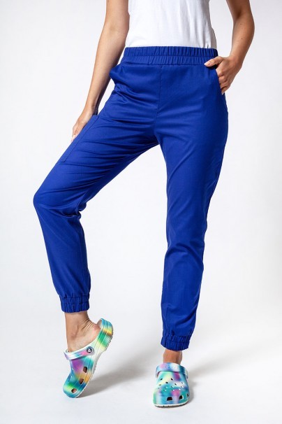 Dámske lekárske nohavice Sunrise Uniforms Active Air jogger tmavo modré-1