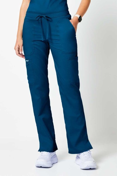 Dámske lekárske nohavice Cherokee Revolution Flare Leg karaibsky modré-1