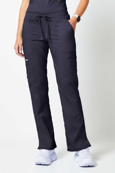 Dámske lekárske nohavice Cherokee Revolution Flare Leg šedé-1