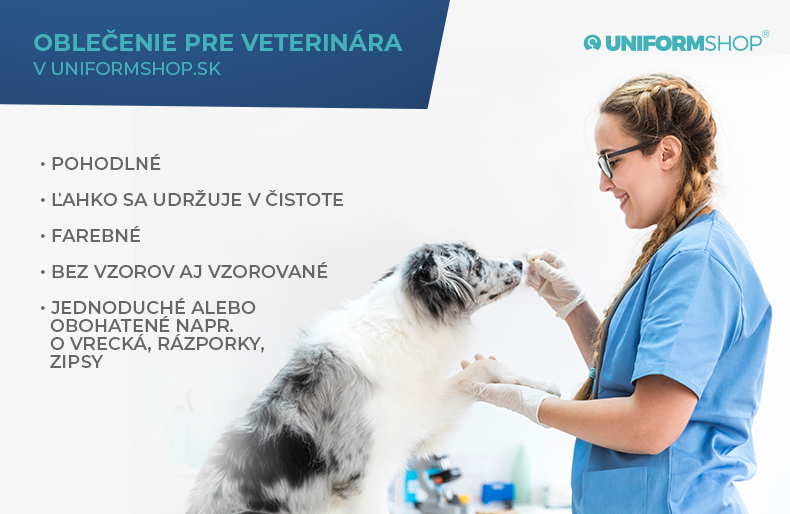 Oblečenie pre veterinára v Uniformshop